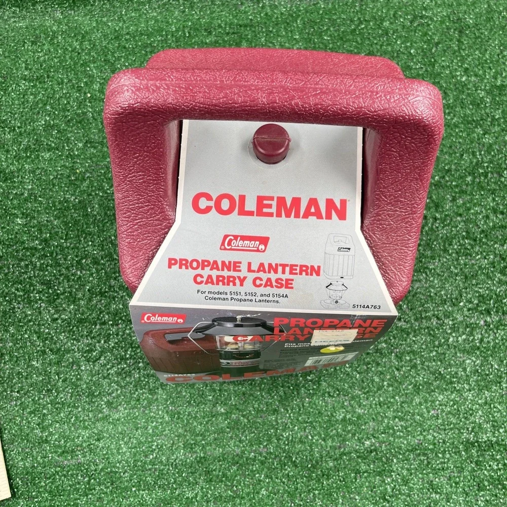 Coleman Propane Lantern Carry Case‎ ONLY Fits 5154A 5151 5152 Burgundy New